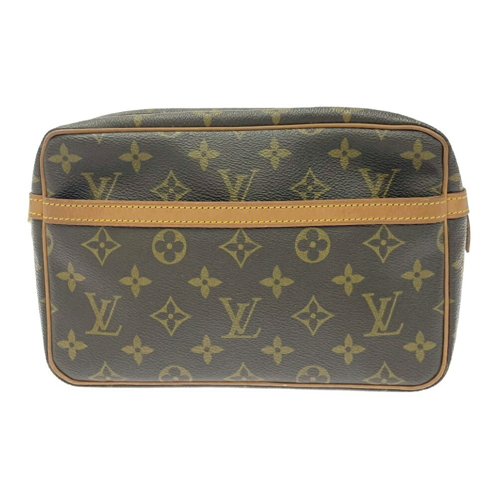 LOUIS VUITTON Monogram Compiegne Shoulder Bag Brown